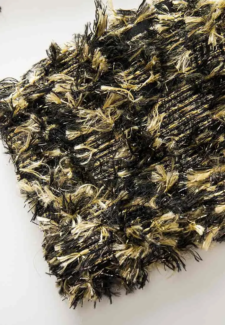 Yellow-Gold Detail Medium Coat
