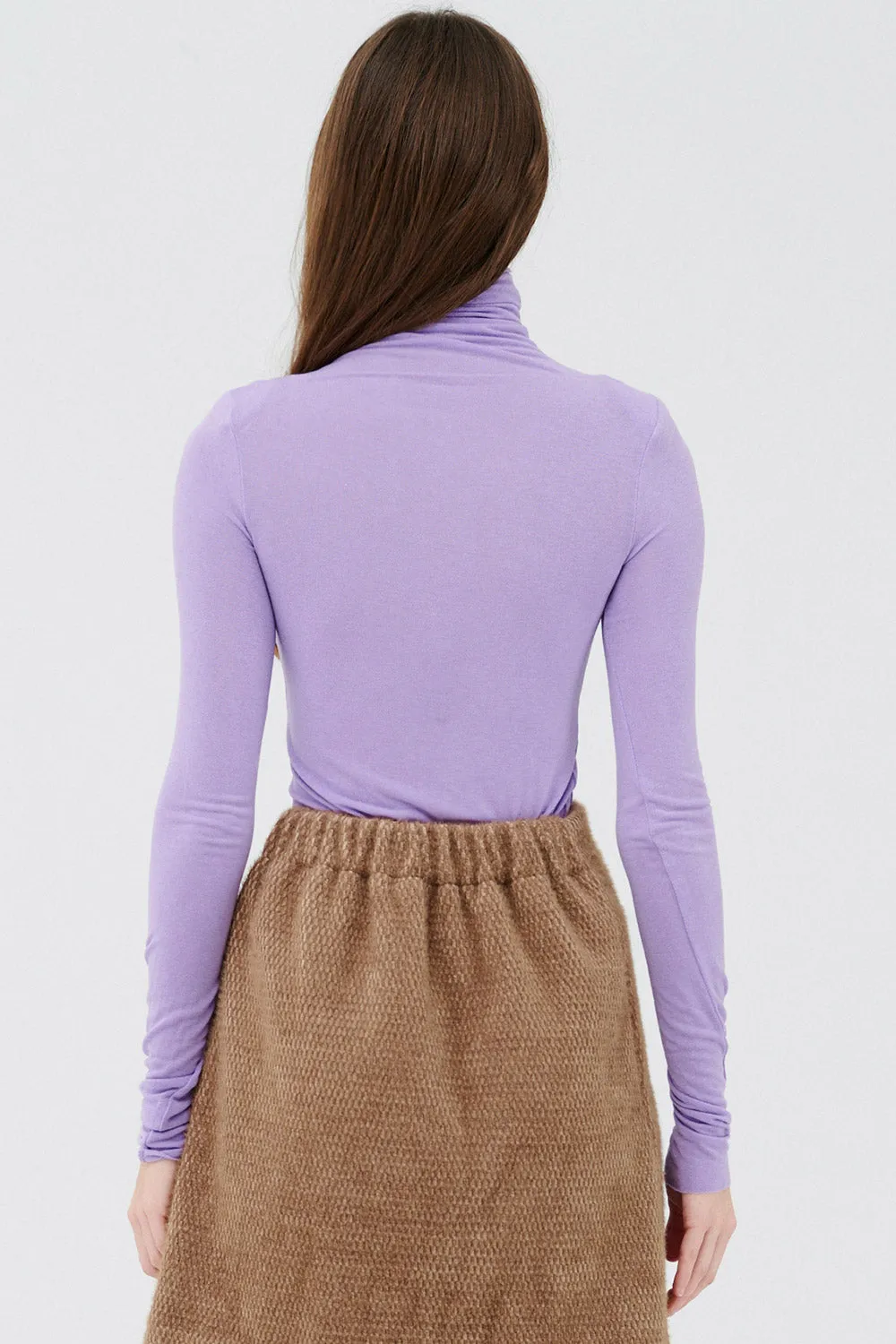 Zoe High Neck Long Sleeve Top