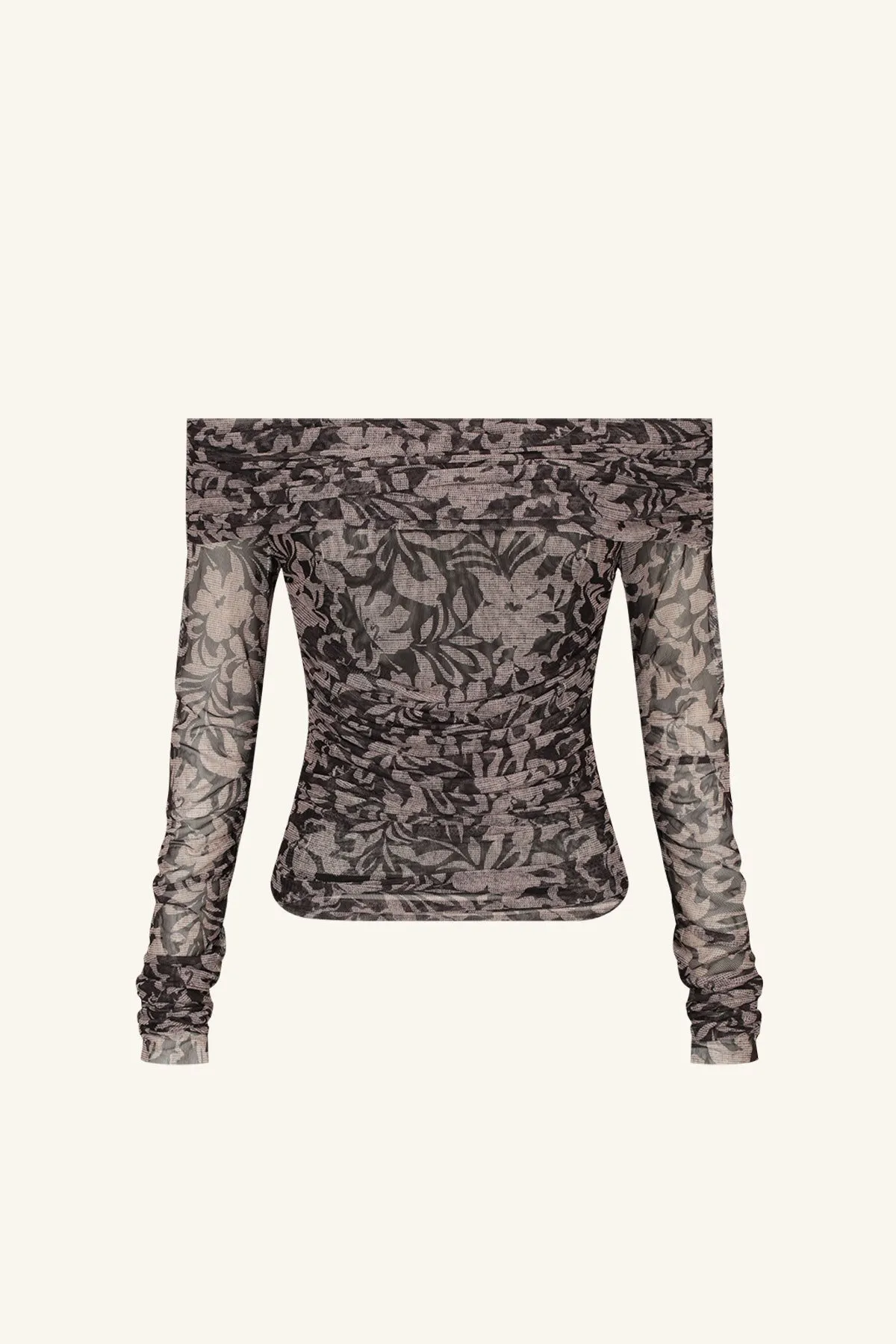 ZOE LONG SLEEVE OFF SHOULDER TOP